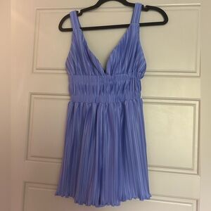 Lulu's Lavender Pleated Romper